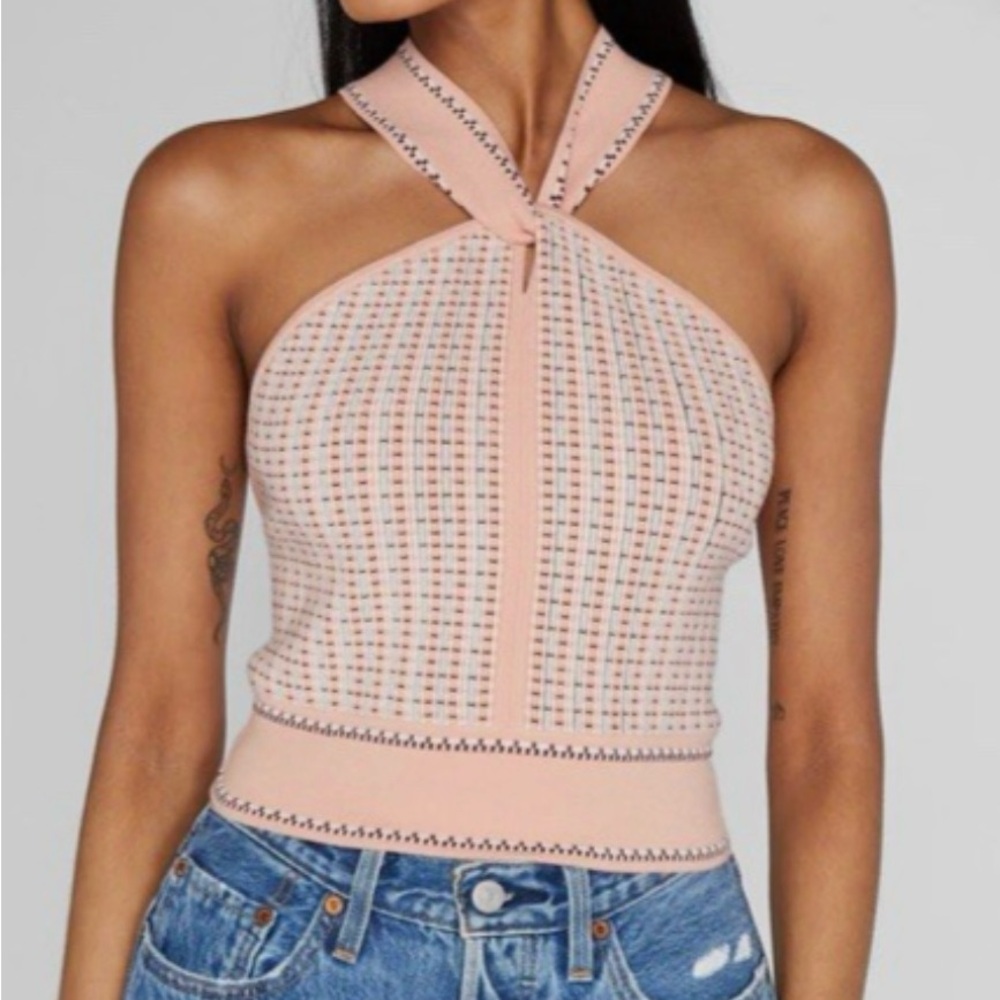 NWOT Club Monaco Raeni Sweater Halter Tank